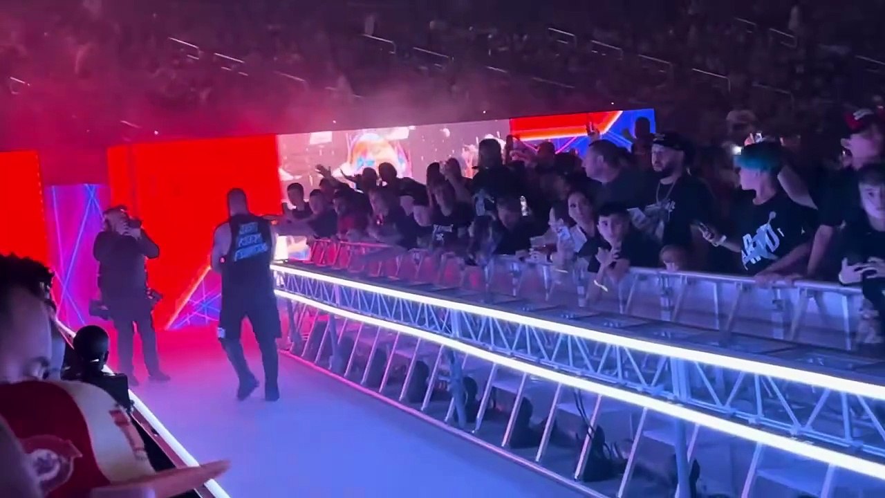 Kevin Owens and Logan Paul OFF AIR After Match - WWE Royal Rumble 2024