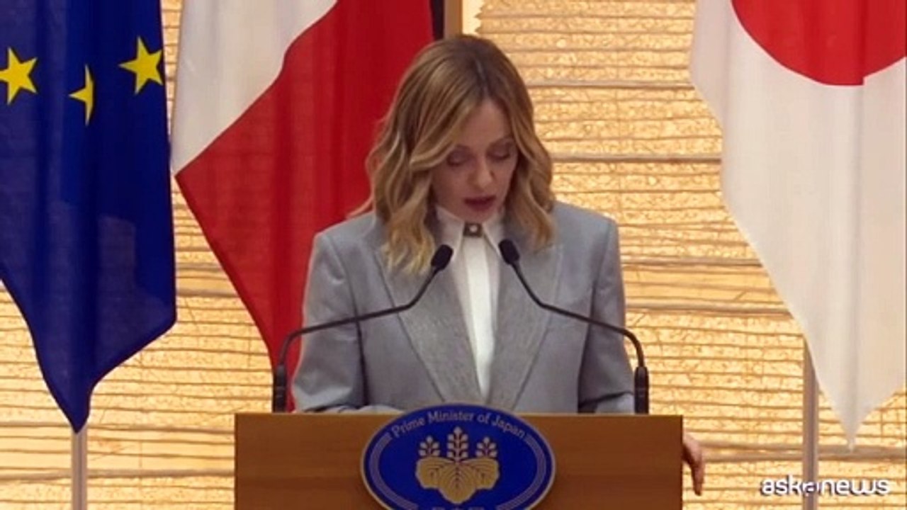 Italia-Giappone, Meloni: grande contributo Italia a Expo Osaka 2025