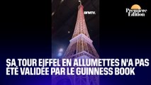 La tour Eiffel en allumettes de ce Français ne bat pas de record mondial, en raison d'un mini-détail