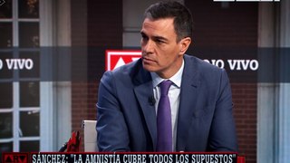 Sánchez confirma que  no habrá cambios en la ley de amnistía