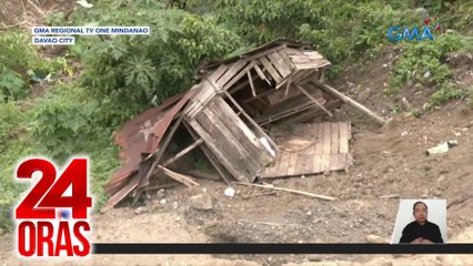 7 bahay nasira sa landslide; iba pang bahay, kusang giniba dahil delikadong tirahan | 24 Oras