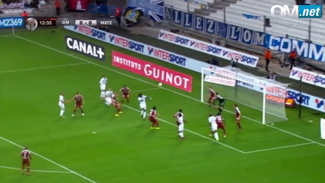 2016-2017 I OM 1-0 Metz : Le but de Bafetimbi Gomis