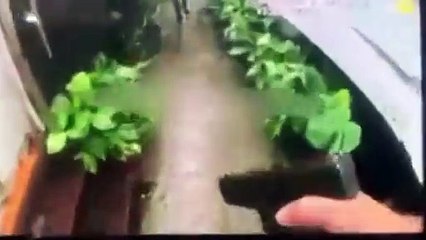 Vídeo mostra momento em que policial é morto com um tiro no rosto