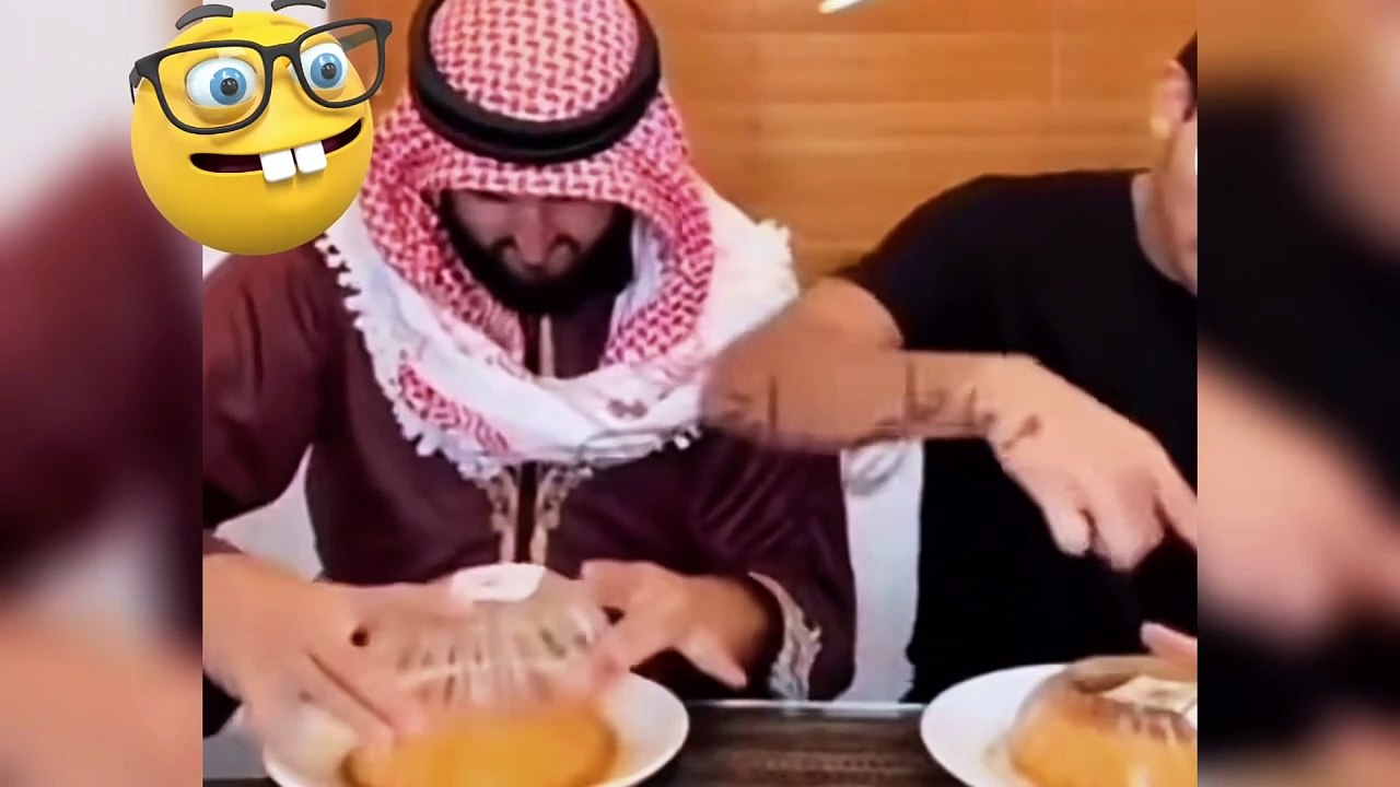 مقلب مضحك لشاب في مطعم #برنك