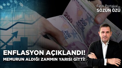 ENFLASYON AÇIKLANDI! MEMURUN ALDIĞI ZAMMIN YARISI GİTTİ BİLE!