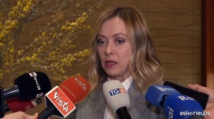 Meloni da Tokyo accoglie le dimissioni di Sgarbi: "Scelta corretta"