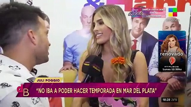 Juli Poggio confirmó que pasó algo con Marcos, pero que ya se murió