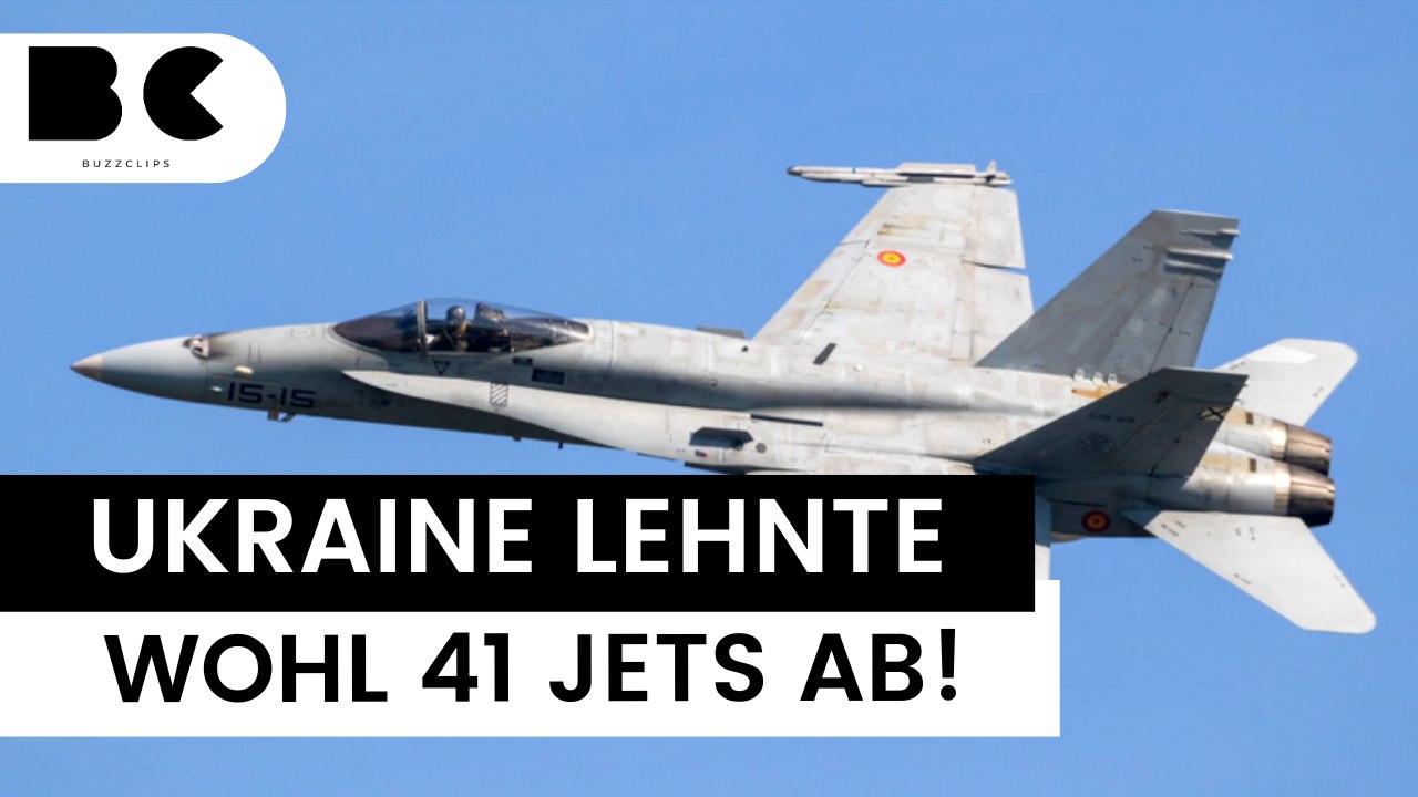 "fliegender müll": ukraine lehnte wohl 41 kampfjets ab!
