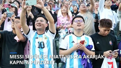 Vissza akarják kapni a pénzüket, mert Messi nem lépett pályára