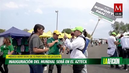 Estadio Azteca será sede del partido inaugural del Mundial 2026