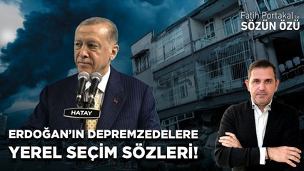 ERDOĞAN’IN DEPREMZEDELERE YEREL SEÇİM SÖZLERİ ŞANTAJ MI? YOKSA PLANLI MI?