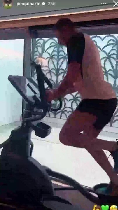 La tronchante forma con la que Joaquín hace deporte en la elíptica