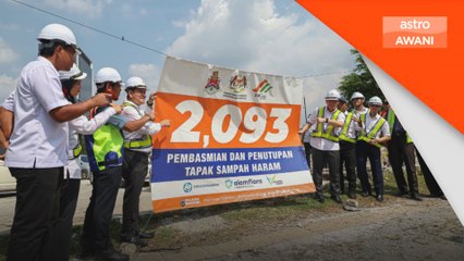 2,093 tapak sampah haram ditutup pada 2023 - Nga