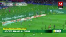 Las Chivas se imponen 2-0 al Atlético de San Luis, es segunda victoria en fila