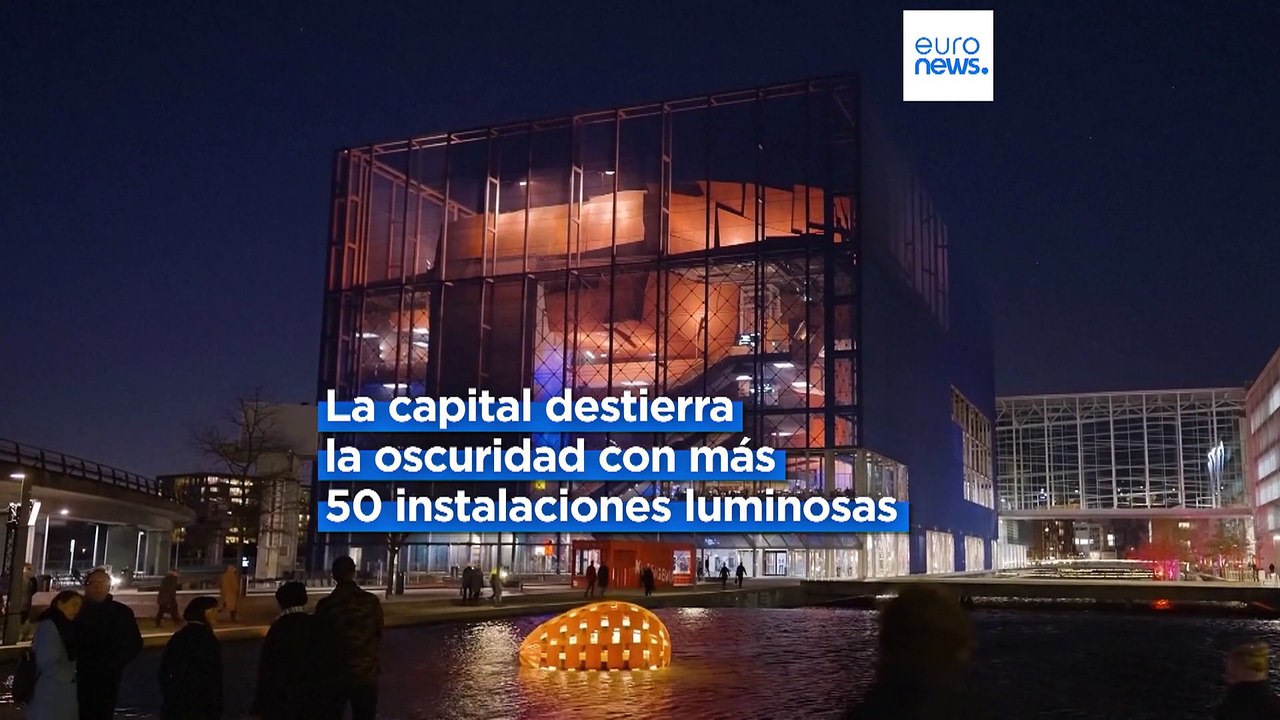 El Festival de la Luz de Copenhague ilumina la noche escandinava