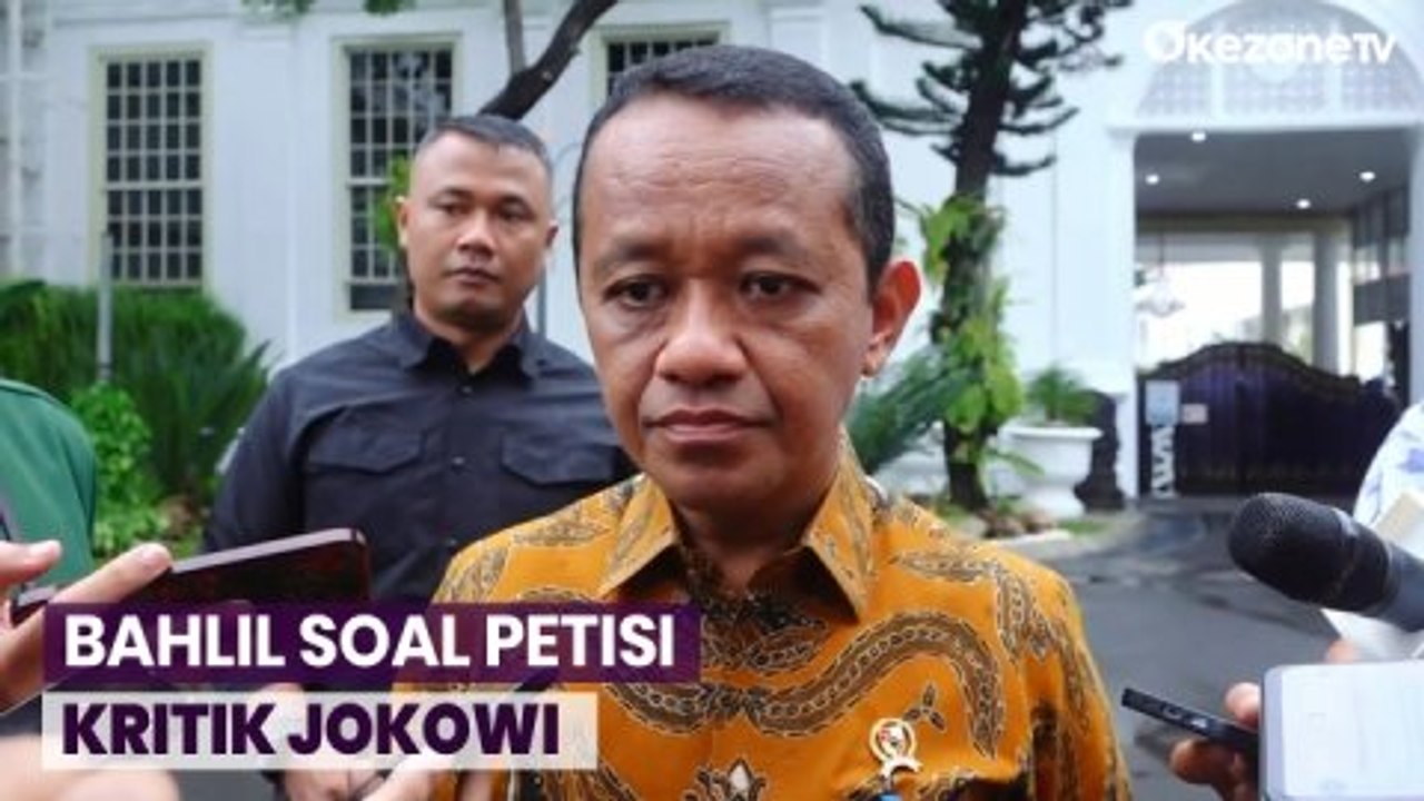 Curiga Ramai Petisi Kritik Jokowi, Bahlil: Ini Skenario Kita Paham sebagai Mantan Aktivis