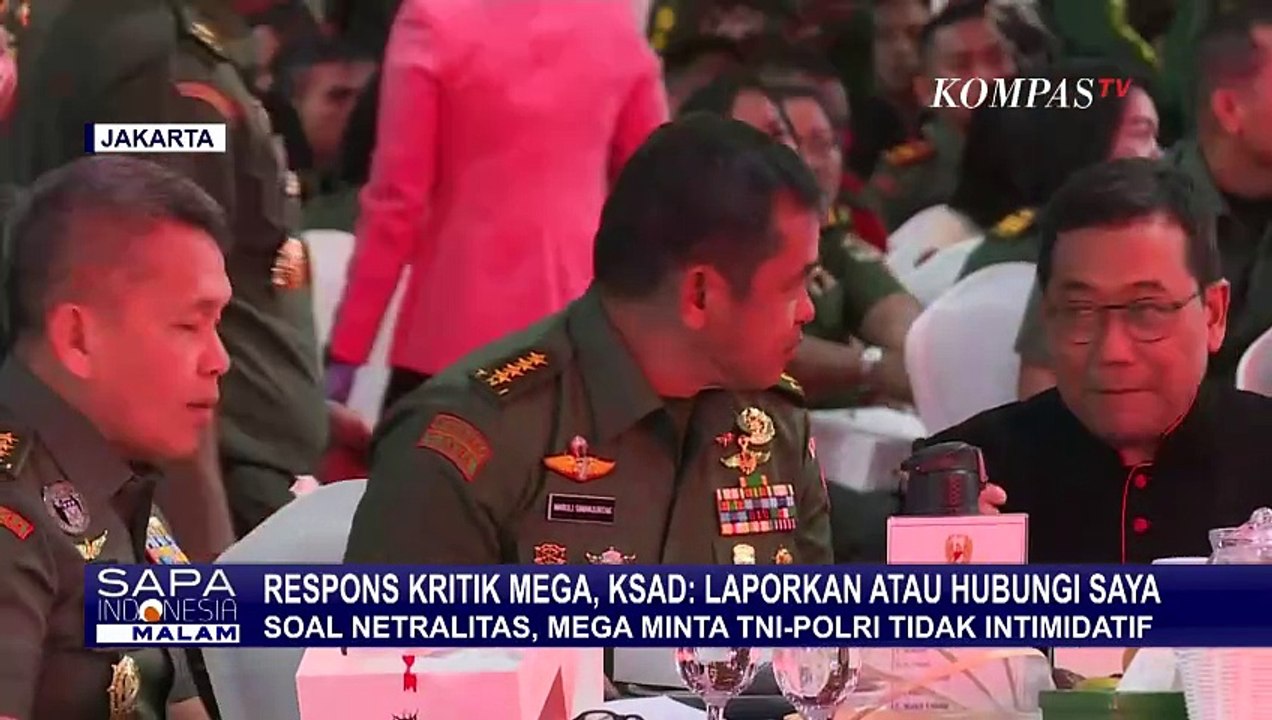 Mega Kritik TNI dan Polri Tak Netral, KSAD Jenderal Maruli Simanjuntak: Laporkan atau Hubungi Saya