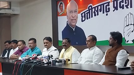 पूर्वमंत्री अमरजीत भगत की प्रेसवार्ता