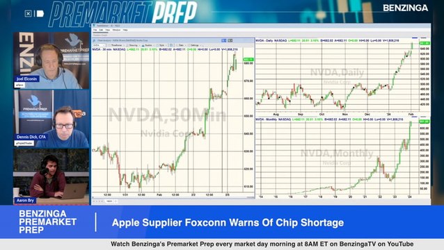 As Apple Supplier Foxconn Warns Of Chip Shortage, Can Nvidia