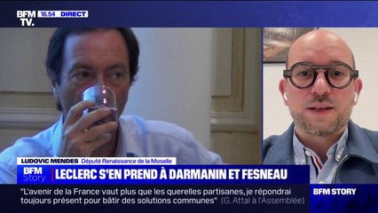 Ludovic Mendes (Renaissance) sur les propos de Michel-Édouard Leclerc concernant la crise agricole: "Son discours victimaire dans la période actuelle est un peu en trop"