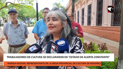 Trabajadores de cultura se declararon en estado de alerta constante