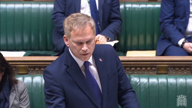 Grant Shapps On Houthi Rebels Targeting Red Sea Ships
