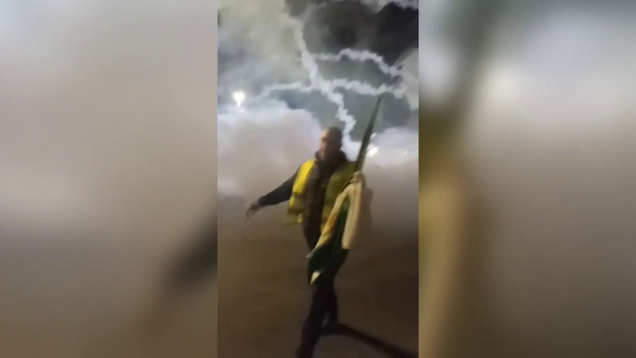 La Policía desaloja a manifestantes en centro logístico en Antequera (Málaga)