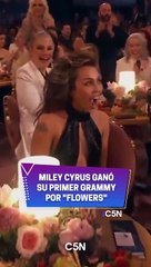 Miley Cyrus ganó su primer Grammy con 'Flowers'