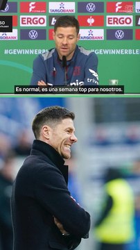 Xabi Alonso: Tenemos una semana top por delante