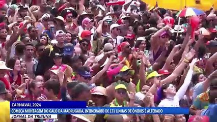 Começa montagem do Galo da Madrugada, itinerário de 131 linhas de ônibus é alterado