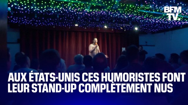 Aux États-Unis, ces humoristes font leur stand-up complètement nus