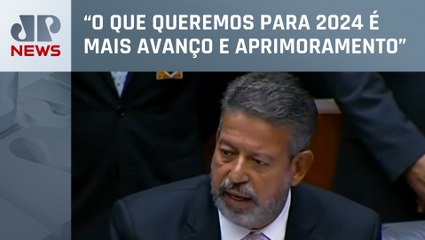 Lira discursa em abertura do ano legislativo no Congresso