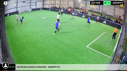 Faute de Lucas Latouche  - Snoopy FC