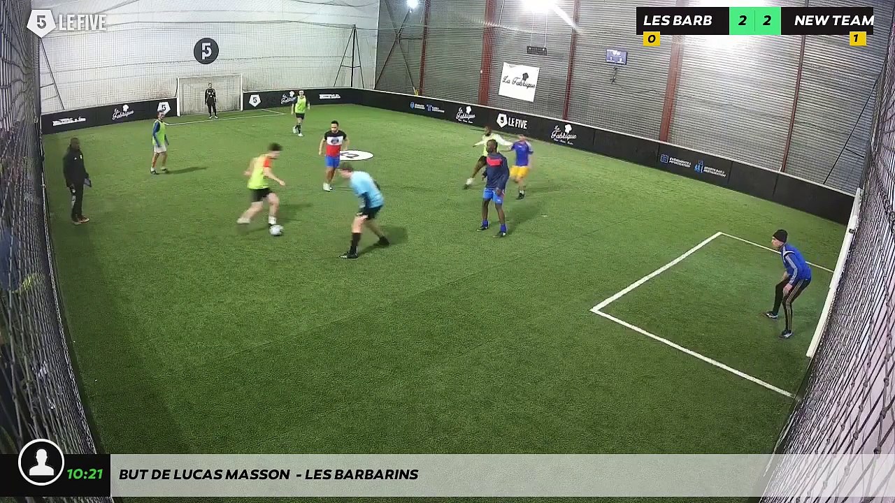 But de Lucas MASSON  - LES BARBARINS