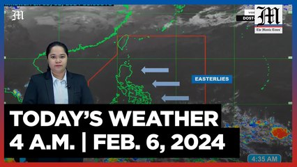 Today's Weather, 4 A.M. | Feb. 6, 2024