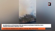 Alarma en la Patagonia por un nuevo incendio forestal en el Parque Nacional Nahuel Huapi