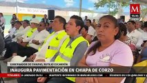 Rutilio Escandón inaugura pavimentación del Boulevard de Jardines del Grijalva, Chiapas