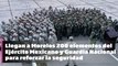 Llegan a Morelos 200 elementos del Ejército Mexicano y Guardia Nacional para reforzar la seguridad