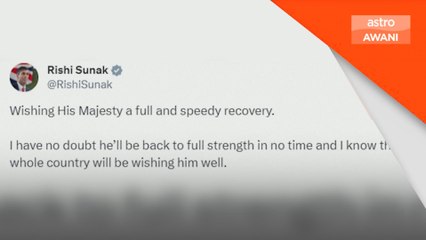 Pemimpin politik Britain doa Raja Charles cepat sembuh