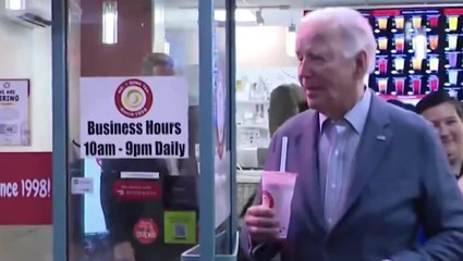 Biden laughs off Trump demand for immediate debate: ‘He’s got nothing else to do’