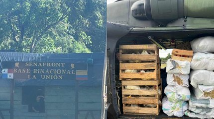 Así quedó la zona del accidente del helicóptero Black Hawk del Ejército en Unguía, Chocó