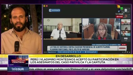 Perú: Exasesor de Fujimori acepta participación en asesinatos de Pativilca y La Cantuta