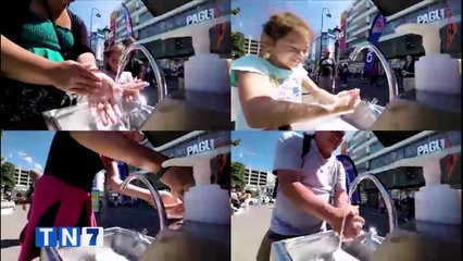 CNE realizó prueba en San José para saber cuánta agua gasta una persona lavándose las mano-050224