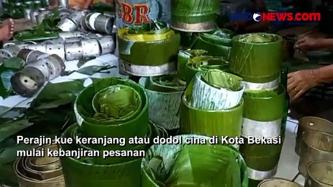 Perajin Kue Keranjang di Bekasi Banjir Pesanan Jelang Imlek