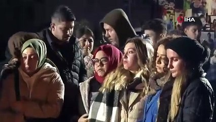 Yıkılan Ebrar Sitesi'nde depremde kaybettiklerimizi andılar