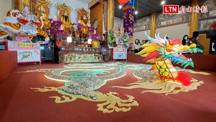 錢龍現身！動用逾68萬1元硬幣 新竹太初玄清宮費3天3夜完工