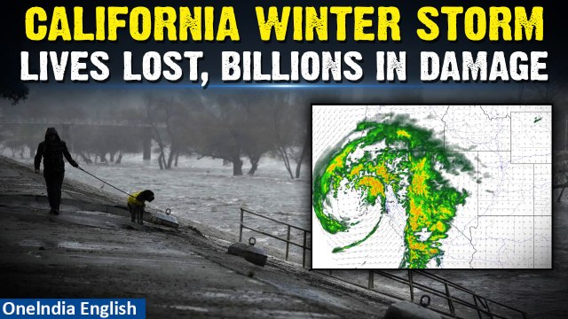 Historic Storm in California Claims Three Lives| More Than $11bn of Property Devastated| Oneindia