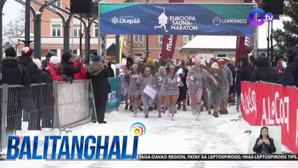 Sauna marathon sa gitna ng snow | BT