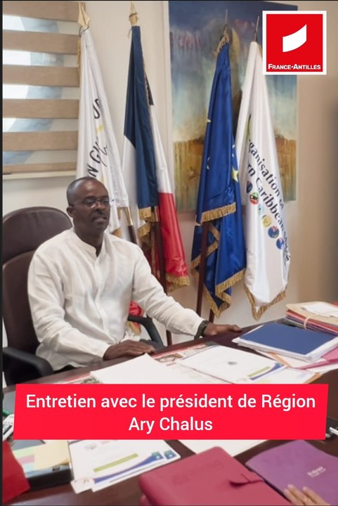 Ary Chalus parle économie, formation professionnelle en Guadeloupe
