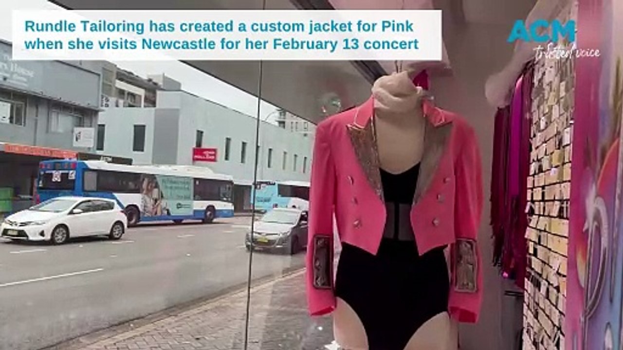 Rundle custom pink jacket